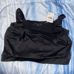 Black crop top
